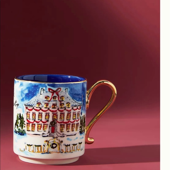 Susannah Garrod 'Tis The Season Mug Anthropologie Coffee Mug New in Box - Picture 1 of 3